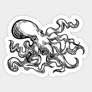 Tribal Octopus Sticker